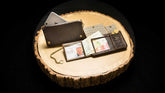 Kavatza - Tabak Portemonnaie SMALL WOVEN HAVANA - Brown