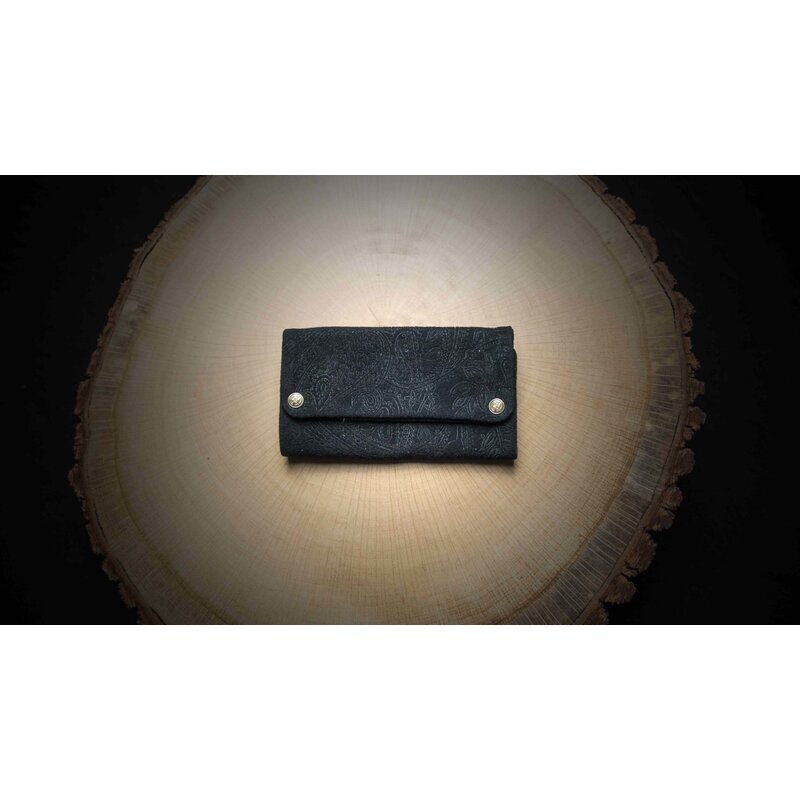 Kavatza - Tabaktasche SUEDE ETHNIC - Black