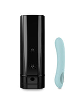 Kiiroo - Paar-Set aus Masturbator Onyx+ und G-Punkt-Vibrator Pearl 2+ - Schwarz & Türkis