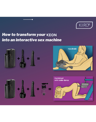 KIIROO - Tischklemme für KEON Masturbator - Schwarz