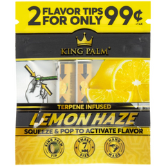 King Palm - Flavor Tips - 7mm - 2 Stück - Lemon Haze - Display - 50 Stück