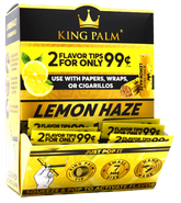 King Palm - Flavor Tips - 7mm - 2 Stück - Lemon Haze - Display - 50 Stück