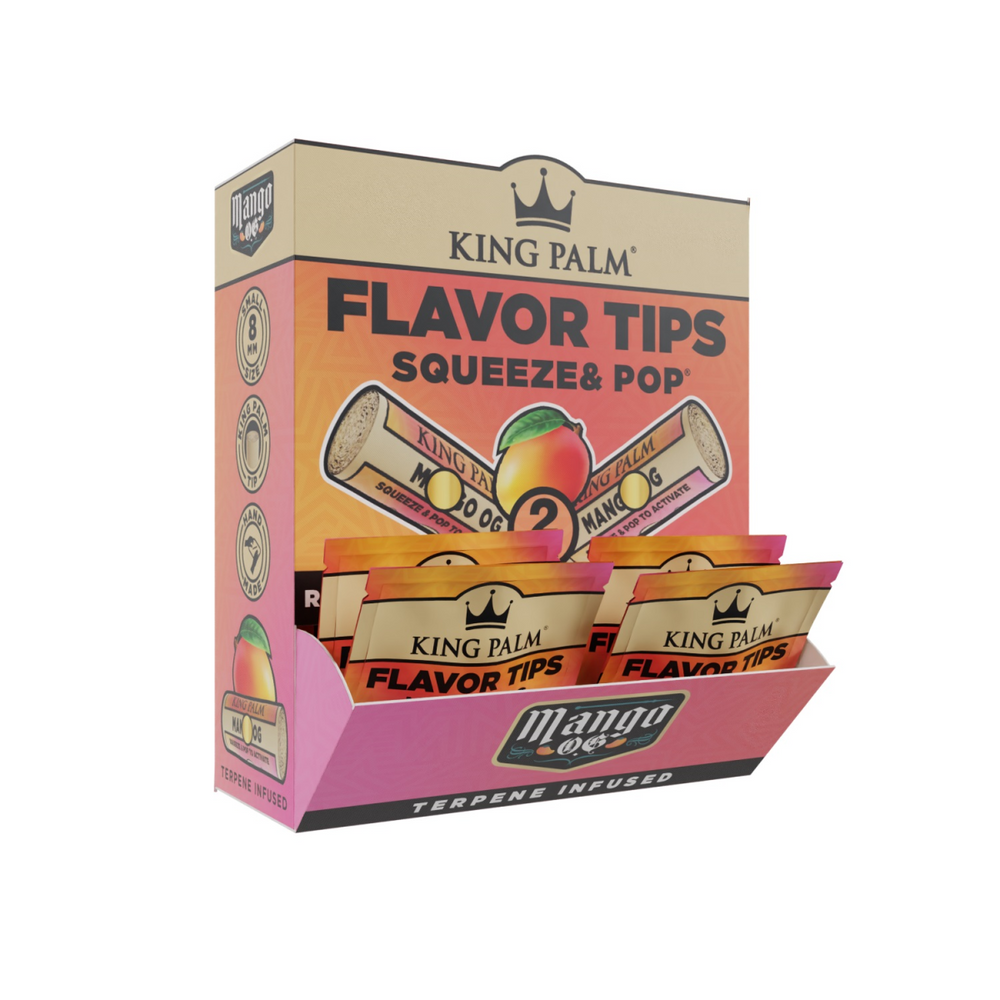 King Palm - Flavor Tips - 7mm - 2 Stück - Mango OG - Display - 50 Stück