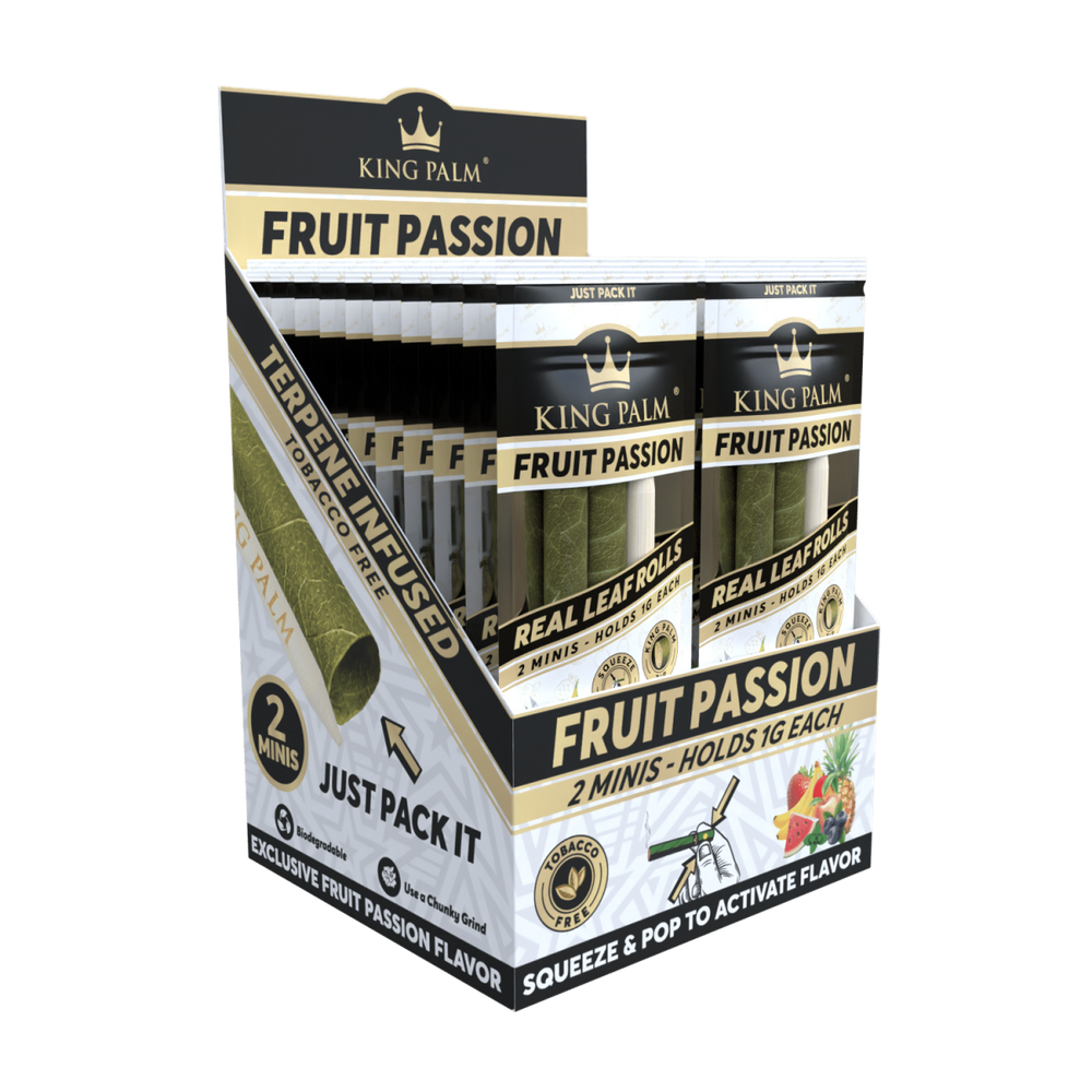 King Palm - Mini - 2 Stück - Fruit Passion - Display - 20 Stück
