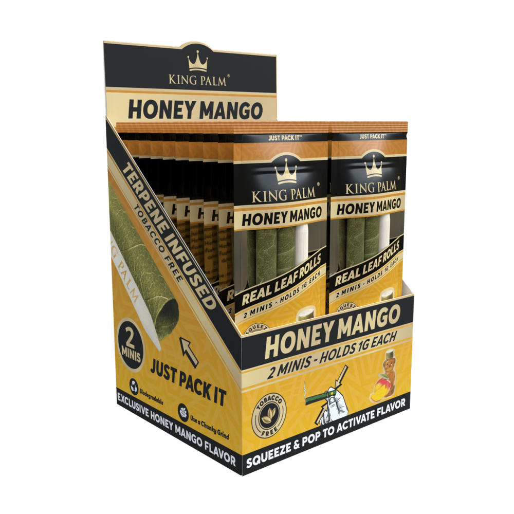 King Palm - Mini - 2 Stück - Honey Mango - Display - 20 Stück