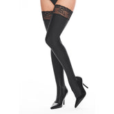 KO H027 hold ups wetlook black