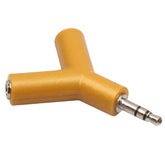 Kopfhörer Double Jack Adapter, 3.5 mm, orange