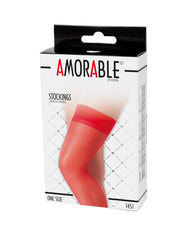Amorable by Rimba - Strümpfe - One Size - Rot