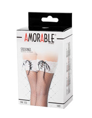Amorable by Rimba - Strümpfe - One Size - Schwarz / Weiß