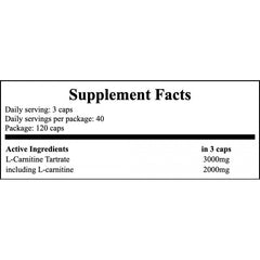 L-Carnitine 3000 - 120caps. x6