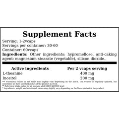L-Theanine 200mg - 60cvaps.