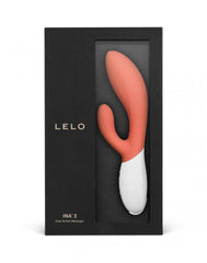 2: LELO - Ina 3 - Rabbit Vibrator - Coral