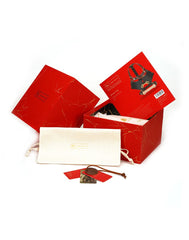 Liebe Seele - Leder Blinders mit Knebel - Schwarz, Braun & Gold