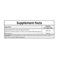 Lion`s Mane 500mg - 60vcaps.