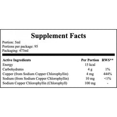 Liquid Chlorophyll - 473ml - Mint