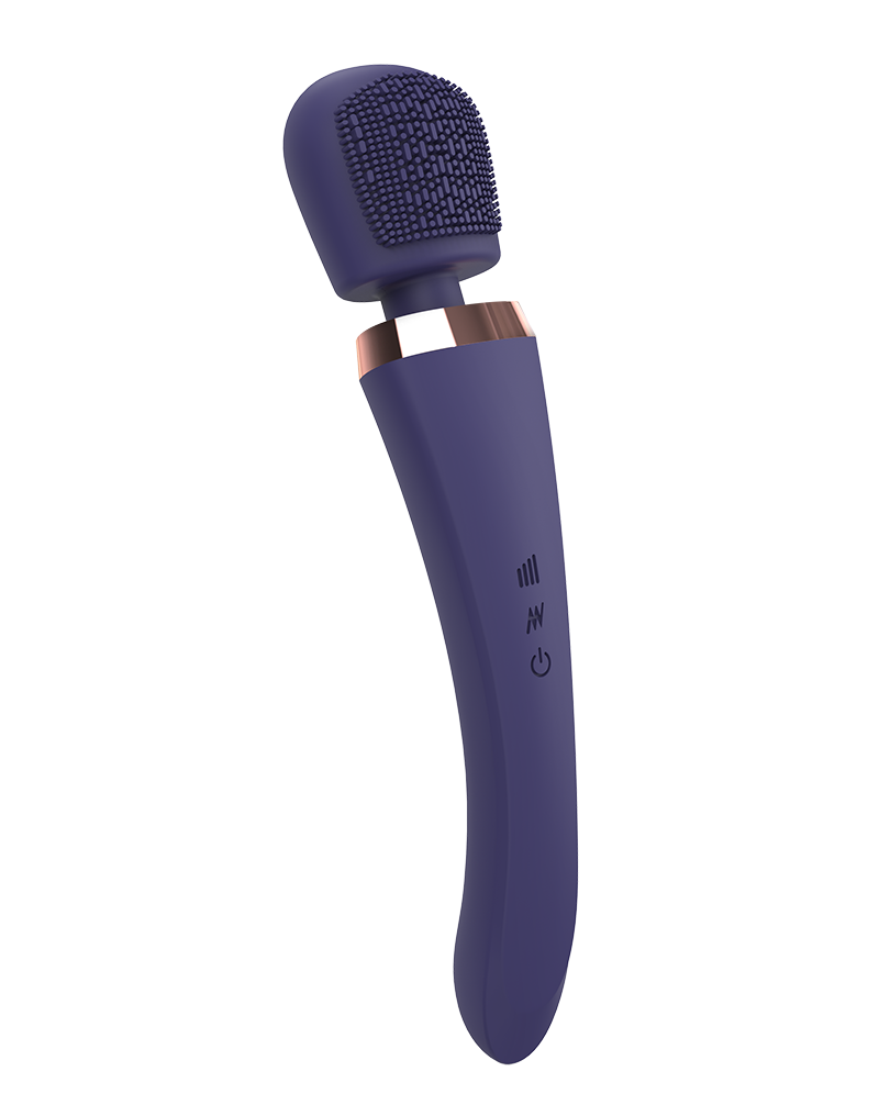 Love to Love - Brush Crush - Zauberstab Vibrator - Indigo