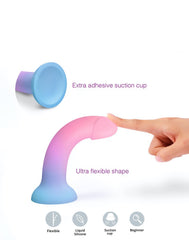 Love to Love - Dildos - Utopia - Größe M - Rosa/Violett/Blau