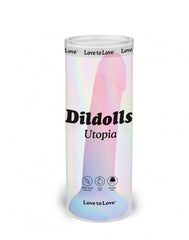 Love to Love - Dildos - Utopia - Größe M - Rosa/Violett/Blau