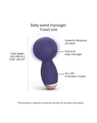 4: Love to Love - Itsy Bitsy - Mini Wand Vibrator - Indigo