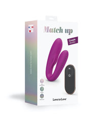 Love to Love - Match Up - Paar-Vibrator mit Fernbedienung - Rosa