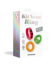 Love to Love - Neon Ring Kit - Set mit 3 Cockringen