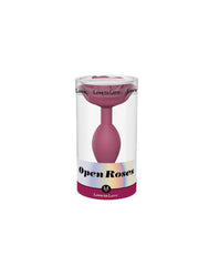Love to Love - Open Roses Größe M - Analplug - Plum