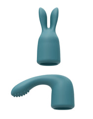 Love to Love - R-Evolution - Zauberstab-Vibrator mit 2 Aufsätzen - Blau