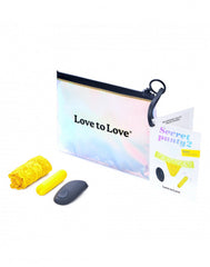 Love to Love - Secret Panty 2 - Panty Vibrator mit Fernbedienung - Gelb