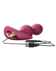 Love to Love - Twinny Bud - Vibrierender Analplug - Plum