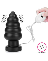LoveToy - King Size Vibrating Anal Cracker 18 cm - Schwarz