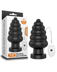 LoveToy - King Size Vibrating Anal Cracker 18 cm - Schwarz