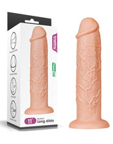 1: LoveToy - Realistic Long Dildo 28 cm - Nude