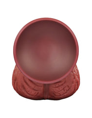 LoveToy - Extremer Dildo mit Seilmotiv 24 cm - Braun & Nude