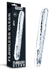 1: LoveToy - Flawless Clear Double Dildo 30 cm