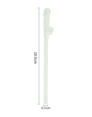 LoveToy - Glow in The Dark Willy Strohhalme - 9er Pack