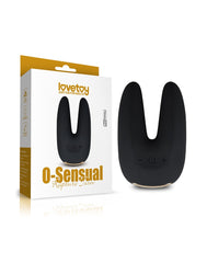 LoveToy – O-Sensual Rapture Twin - Klitoris- oder Nippel-Vibrator – Schwarz