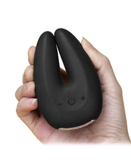 LoveToy – O-Sensual Rapture Twin - Klitoris- oder Nippel-Vibrator – Schwarz