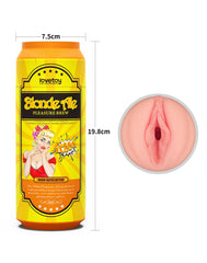 LoveToy - Pleasure Brew Blonde Ale Vagina Masturbator - Nude & Gelb