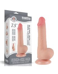 LoveToy - Skin-Schiebe-Dildo 19.5 cm (Ø 3.6 cm) - Nude
