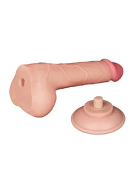 LoveToy - Skin-Schiebe-Dildo 19.5 cm (Ø 3.6 cm) - Nude