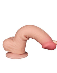 LoveToy - Skin-Schiebe-Dildo 20.8 cm (Ø 4 cm) - Nude