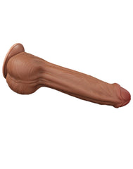 4: LoveToy - Sliding Skin Dildo 29 cm - Braun