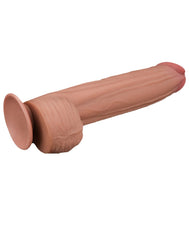 4: LoveToy - Sliding Skin Dildo 31 cm - Nude