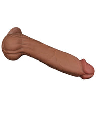 LoveToy - Sliding Skin Dildo 36 cm - Braun