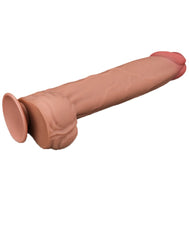 4: LoveToy - Sliding Skin Dildo 36 cm - Nude