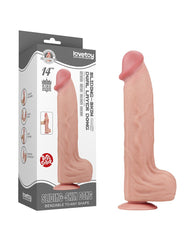 2: LoveToy - Sliding Skin Dildo 36 cm - Nude