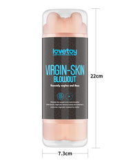 2: LoveToy - Virgin-Skin Blowout Double Side Stroker - Vagina and Anus