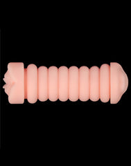 LoveToy - Virgin-Skin Blowout Double Side Stroker - Vagina and Mouth