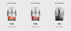 4 x Vaporesso Luxe Q3 Mesh Pod 3ml