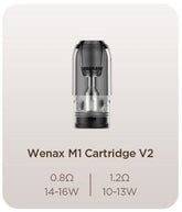 4 x GeekVape Wenax M1 Cartridge V2, 2ml